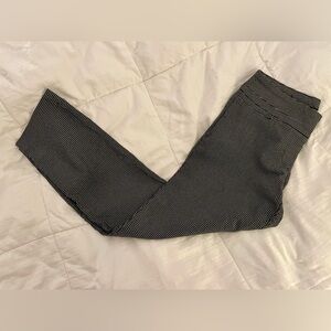 Hilary Radley Black and White Patterned Trousers